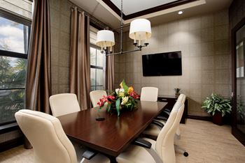 Cyber center with private conference room